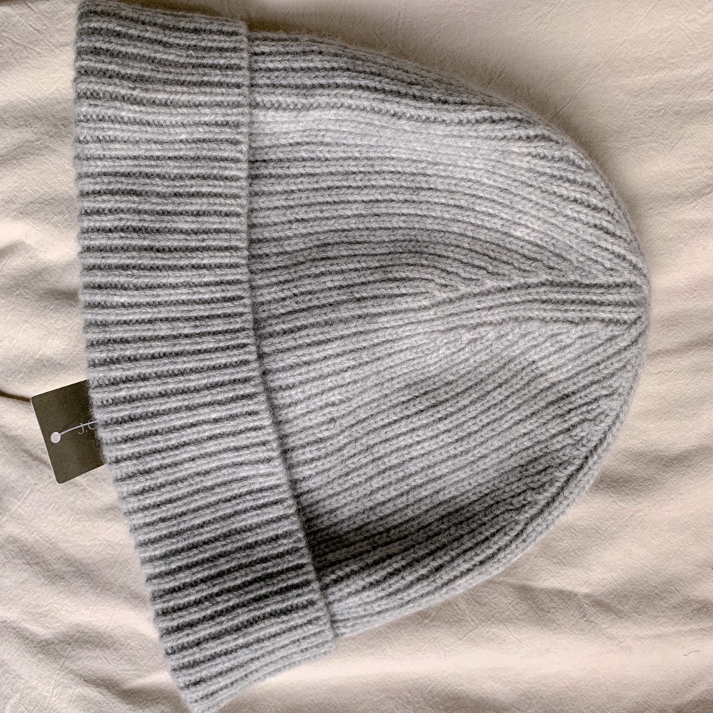 J crew cashmere beanie brand new with tags